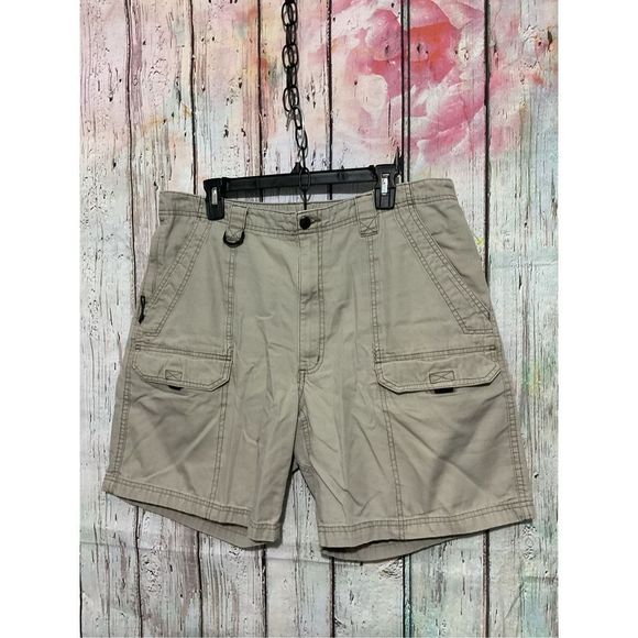 Mountain Cargo Shorts Men’s Size 38 Khaki Chino Shorts ❤️💕 - Picture 13 of 13